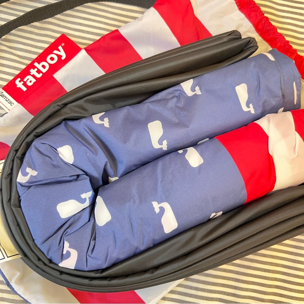 Lamzac Fatboy Self Inflating Air Lounger American Flag Pattern
